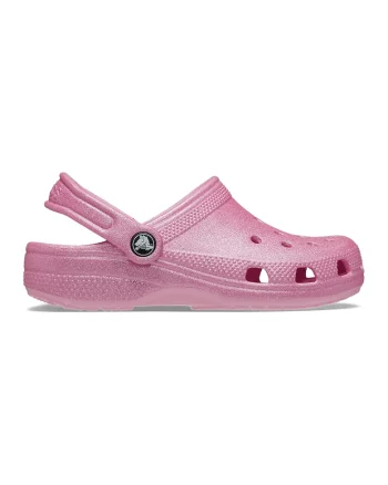 Saboti slingback cu aspect stralucitor, Roz deschis