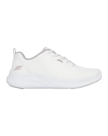Pantofi sport din material textil Bobs Mode Flex, Gri deschis/Alb optic