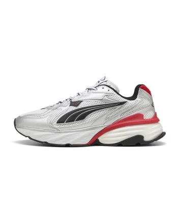 Pantofi sport Fade Nitro din material textil cu garnituri sintetice, Negru/Coral/Argintiu