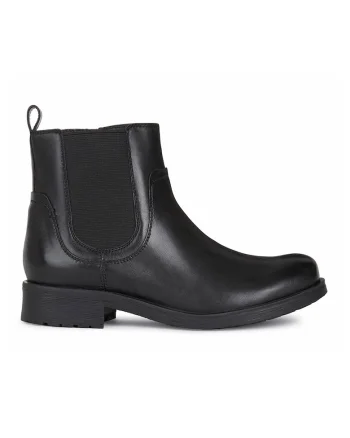 Ghete Chelsea de piele, Negru