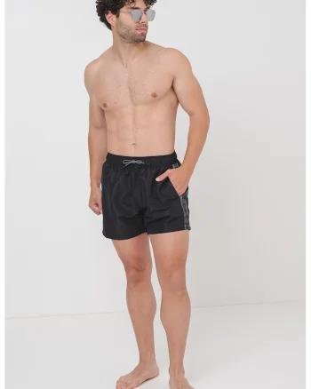 Pantaloni scurti de baie cu insertii logo