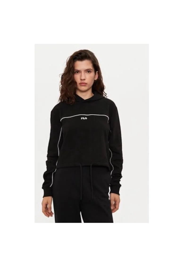Bluza dama,  304654633, Bumbac/Poliester, Negru, Negru