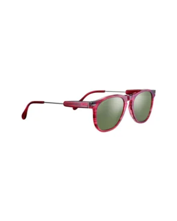 Ochelari  AMBOY Shiny Gunmetal Red Streaky C18008 Acetate - Mineral Polarized 555nm