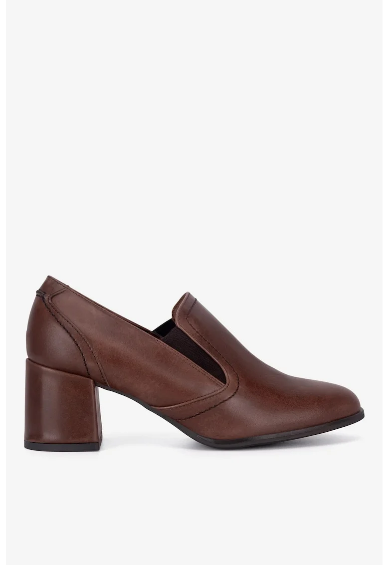Pantofi dama  5905588857174, Piele naturala, Maro, Maro