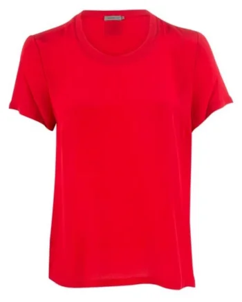 Tricou Uni cu decolteu la baza gatului,