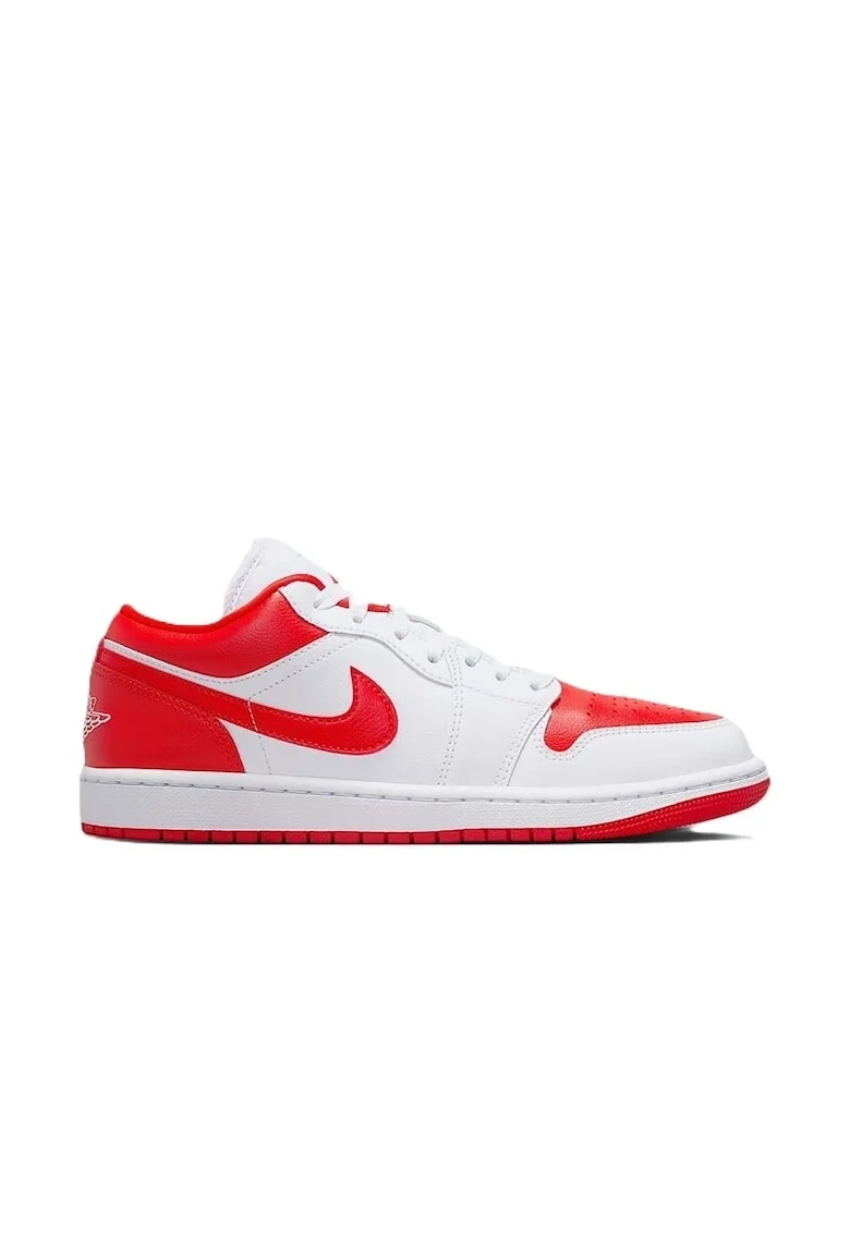 Pantofi sport dama  WMNS AIR JORDAN 1 LOW, Piele ecologica, Rosu, Rosu