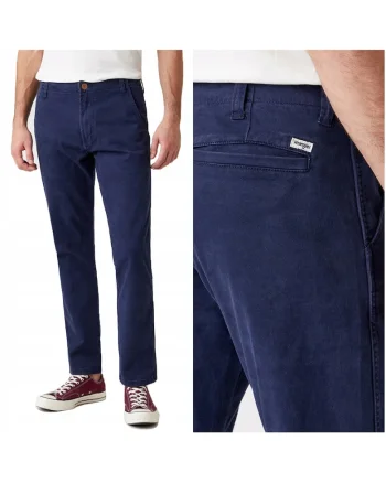 Pantaloni barbati,  model CASEY CHINO, croi drept, 43769, Albastru