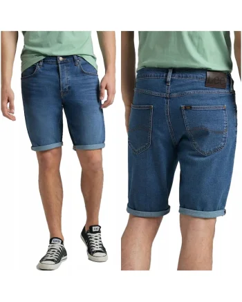 Pantaloni scurti barbati  5 PKT, regular fit, albastru, 36 EU