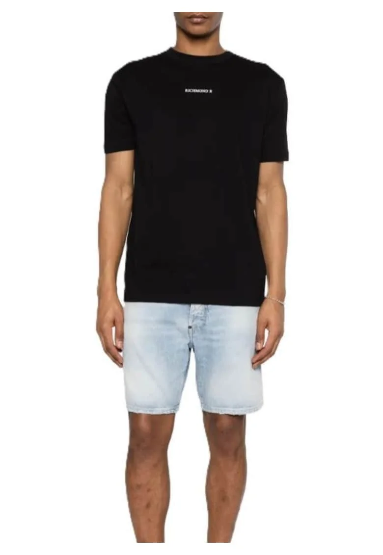 Tricou barbati  T-SHIRT SEIPONE, Bumbac, Negru, Negru