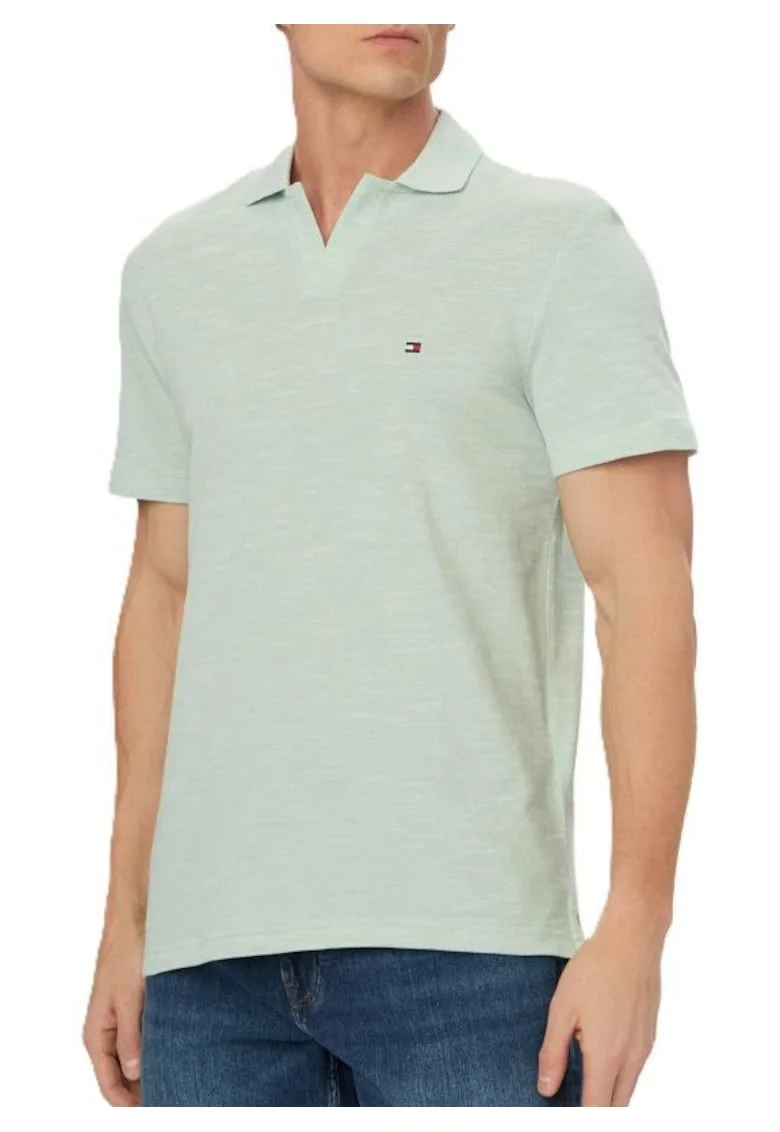 Tricou barbati polo  SLUB OXFORD PIQUE REG POLO, Bumbac, Verde, Verde