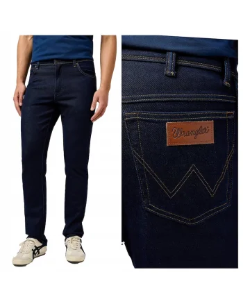Blugi Barbati,  Texas Slim, Slim Fit, Talie Media, Fermoar, Lungi, 5 Buzunare, Bumbac, W34-L36 US, Albastru