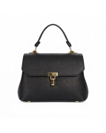 Geanta dama Grace,  piele naturala, negru