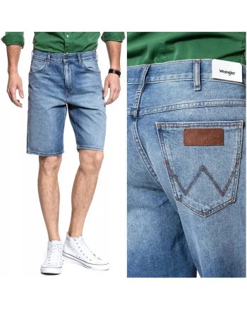 Pantaloni scurti barbati,  DENIM SHORT, albastru,