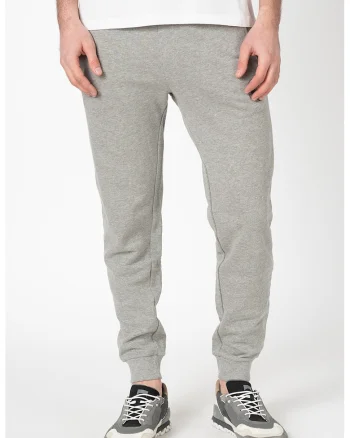 Pantaloni sport de bumbac cu snur de ajustare Gordon, Gri melange
