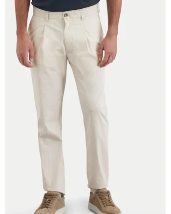 Pantaloni barbati,  304863899, Bumbac, Bej, Bej