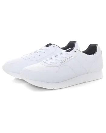 Pantofi sport din piele ecologica Corporate Leather Runner,