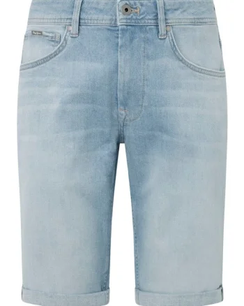 Blugi scurti din denim cu buzunare