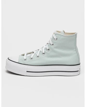 Pantofi sport cu platforma All Star Lift, Verde pal