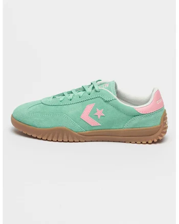 Pantofi sport din piele intoarsa Run Star, Verde aquamarin/Roz