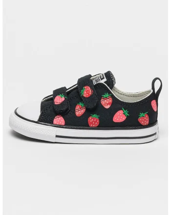 Pantofi sport cu velcro All Star 2V Strawberry, Rosu/Negru