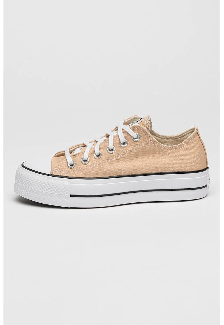 Pantofi sport low-cut cu platforma All Star Lift, Bej inchis