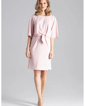 Rochie,  design modern, roz, vara, poliester