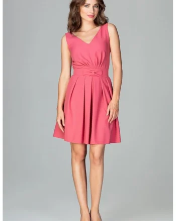 Rochie de zi model 120760, Roz