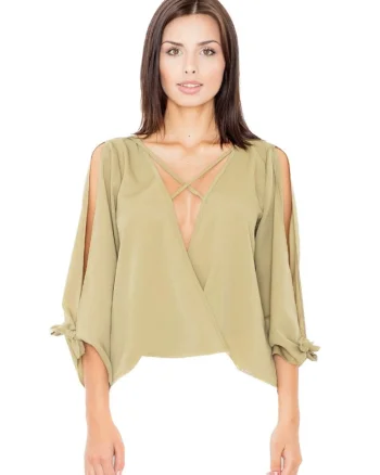Bluză de damă  Sebiflour M485 olive, Verde