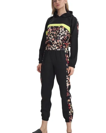 Pantaloni dama,  Poliester/Elastan, Negru,