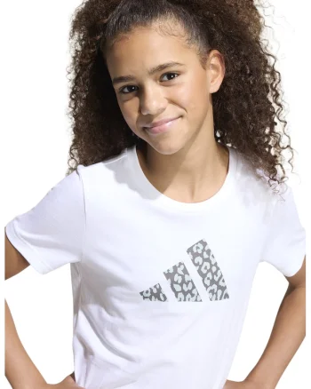 Tricou regular fit de bumbac cu animale, Alb optic