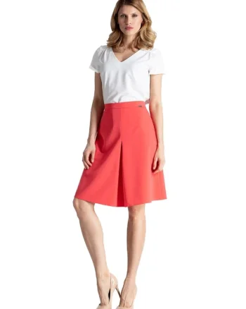 Fusta mini dama,  Lyorine, coral