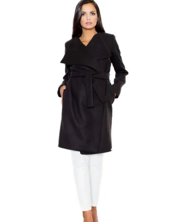 Trenci de dama Matindry M408 negru, Negru