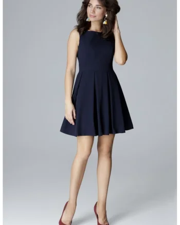 Rochie de zi model 123547, Bleumarin