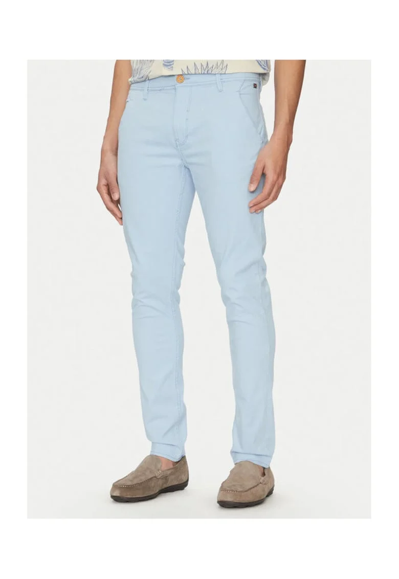 Pantaloni barbati  20703472, Bumbac, Albastru deschis, Albastru