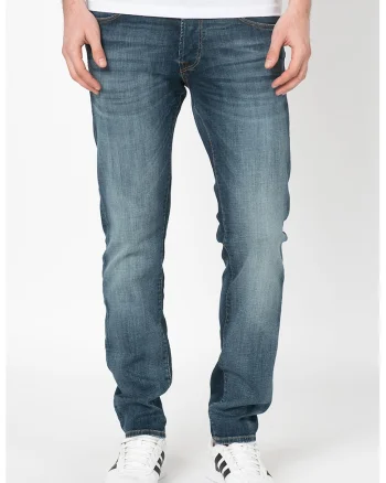 Blugi slim fit Glenn, Bleumarin