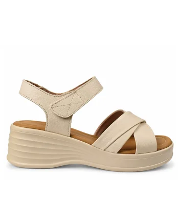Sandale Casual 5013 crem, Crem