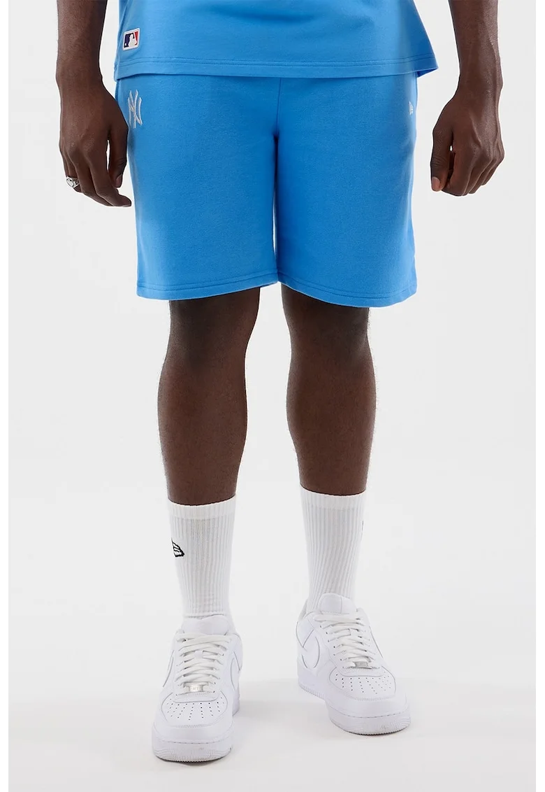 Pantaloni scurti din amestec de bumbac MLB NY Yankees, Turcoaz