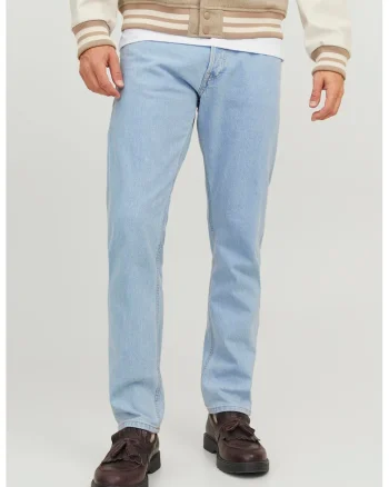 Blugi relaxed fit JJICHRIS JJORIGINAL SQ 738, Albastru deschis
