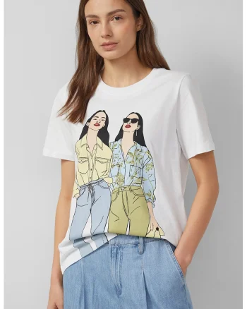 Tricou cu imprimeu grafic