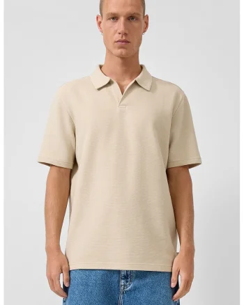 Tricou polo striat