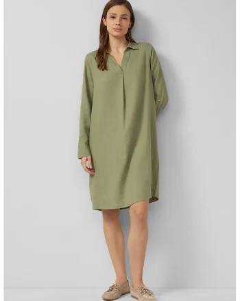 Rochie-camasa lejera cu guler clasic