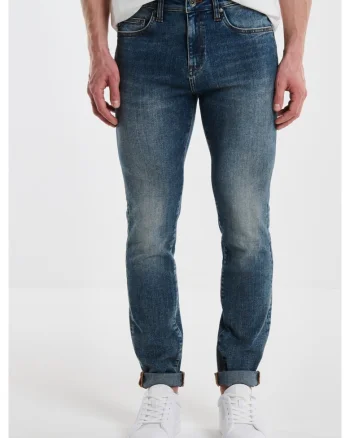 Blugi skinny cu talie inalta Ervad 750