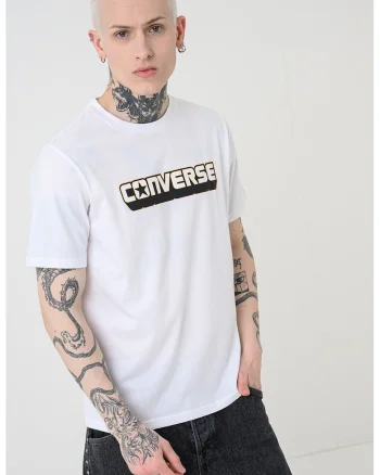 Tricou cu imprimeu logo Dimension, Negru/Alb optic