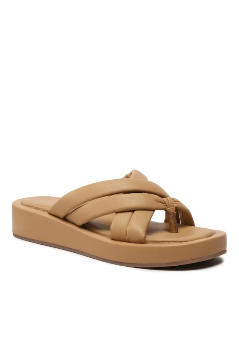 Papuci dama,  5904862742519, Piele naturala, maro, Maro