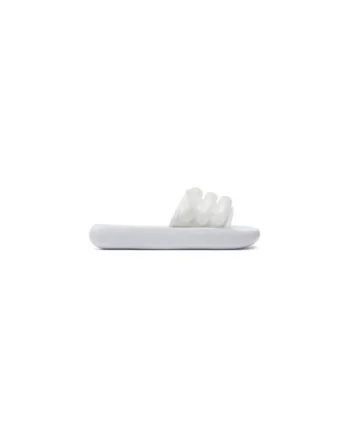 Papuci dama  303909826, Piele ecologica, Alb, Alb