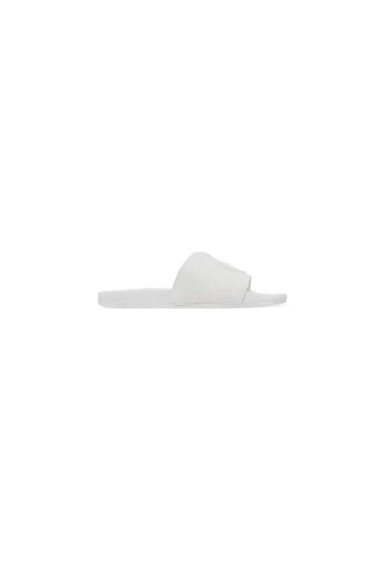 Papuci dama  304946721, Sintetic, Alb, Alb