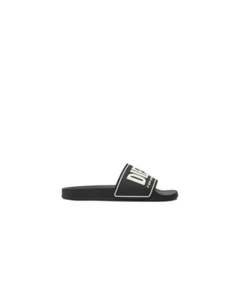 Papuci dama  304186233, Sintetic, 41 EU, Negru
