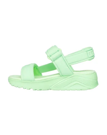Sandale din material textil cu velcro Uno Lite, Verde lime