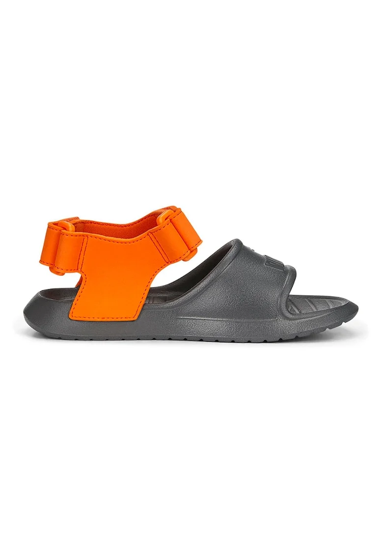 Sandale cu inchidere velcro Divecat V2 Injex, Portocaliu/Gri antracit