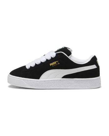 Pantofi sport XL Jasmine din piele intoarsa cu sireturi de rezerva, Alb/Negru